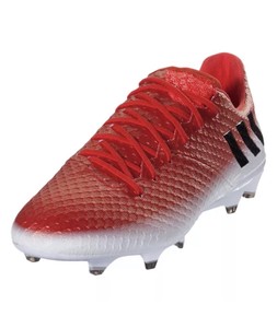 Adidas Messi 16 1 Fg Soccer Cleats Firm Ground Red White Black 1878 Mens 13 Ebay