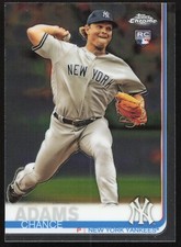 2019 Topps Chrome Chance Adams RC #109 New York Yankees