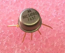 MC1458G Motorola Operational Amplifier Round IC