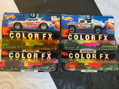 Hot Wheels Color FX, Lot of 4 a 8 Cars Total | eBay