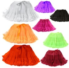 Adults Luxury TUTU Skirt GIrls Bow Fancy Dress Dance Princess Halloween 8-20 UK