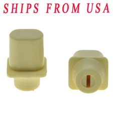 2 Ivory Guitar 3 or 4 Way Pickup Switch Tip Top Hat Switch Tips Fit Telecaster
