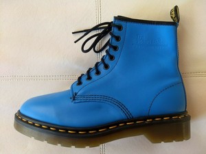 dr martens blue smooth