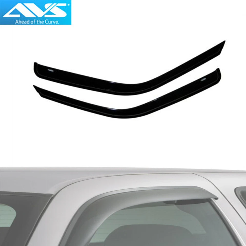 AVS 92956 2pc Window Vent Visor Rain Guards for Silverado / Sierra Standard Cab - Image 2 of 3