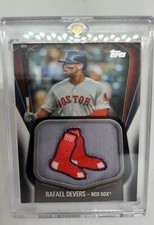 2020 Rafael Devers Topps JJSP-RD Jumbo Jersey Sleeve Patch Black /149