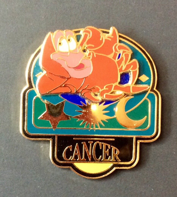Disney’s 🦀 Sebastian The Little Mermaid Crab PIN, Cancer Pin , July Zodiac Sign