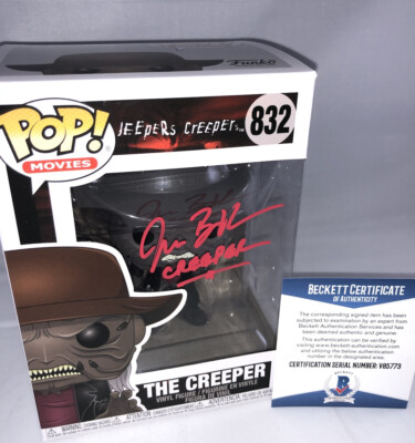 JONATHAN BRECK SIGNED JEEPERS CREEPERS THE CREEPER FUNKO POP BAS