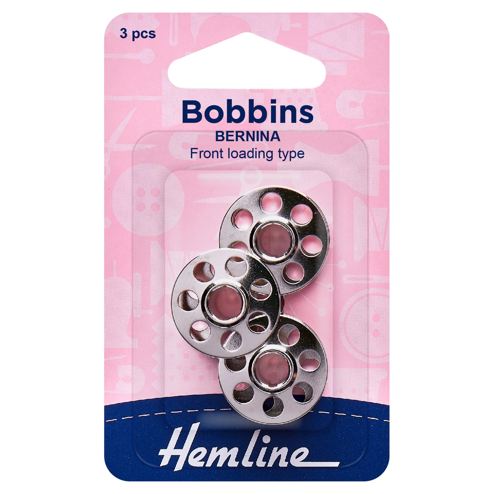 Bernina Sewing Machine Bobbins - Front Loading 7 Hole Type - 11.8mm High -120.11