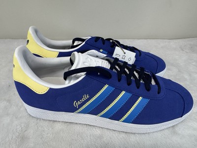 adidas gazelle silver green womens Gazelle Womens Lifestyle Shoes (Blue Fusion/White/Metallic) main image 0