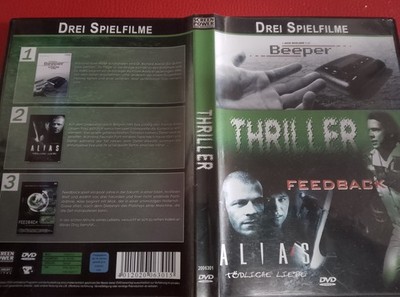 Beeper - Feedback - Alias - 3 Thriller - DVD - 3 Filme