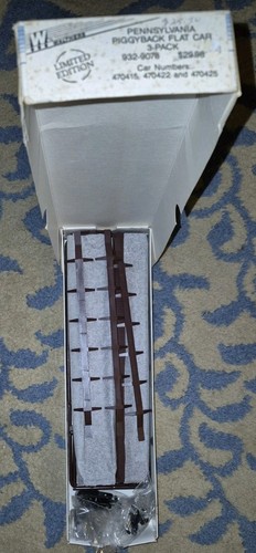 HO Walthers 932-9078 Pennsylvania Piggy Back Flat Car KIT NUEVO EN CAJA HK6 | Zustand: New
