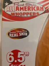 AphroD 6.5 Inch Realskin American Whoppers Flexible Ballsy Dong