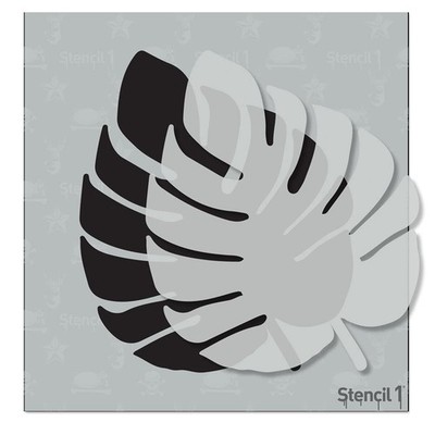Monstera Tropical Leaf Durable Quality Reusable Stencils for Painting - Creat...