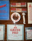 Vintage 1960s ACME Handyman First Aid Travel Kit | Plastic Medical Box & Items — photo 3
