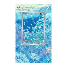 POKEMON TCG EXTENDED ART ACRYLIC CASE CARD HORSEA 067 IR SHROUDED FABLE L28