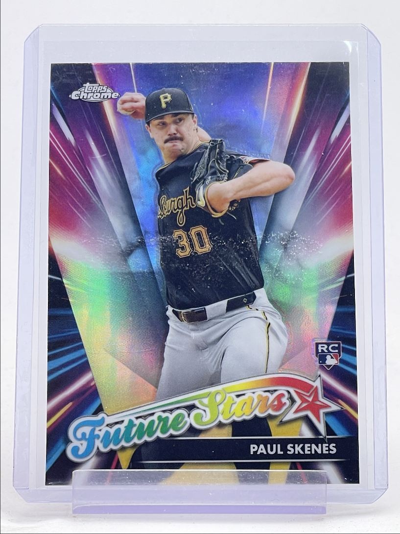 PAUL SKENES 2024 TOPPS CHROME UPDATE ROOKIE FUTURE STARS #FSU-17 RC Q5919