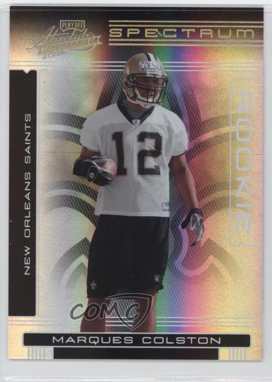 Marques Colston Playoff Absolute Memorabilia #168 Spectrum Gold