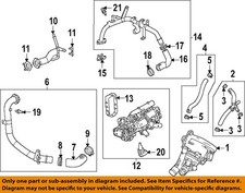 GM OEM 20-26 Encore GX,Trailblazer Cooling Water Pump-By-Pass Hose 12702515
