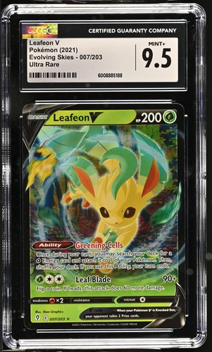 Leafeon V graded CGC 9.5 for sale on eBay