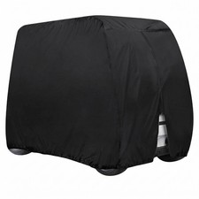 Housse Golfette Imperméable Noir Protection Véhicule Coutures Cousues