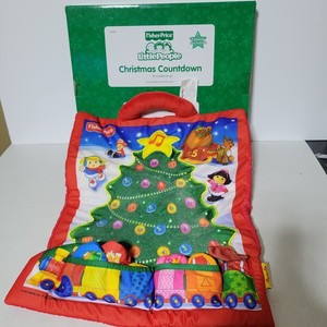 Fisher Price Little People Advent Calendar Fabric Soft Christmas Countdown 2011