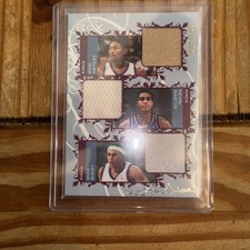 2006 Topps Luxury Box Relics Triple Ron Artest, Meta World Peace, Bibby ser#249