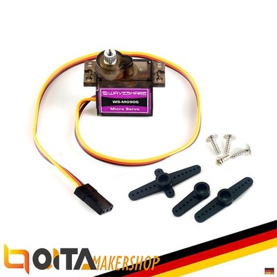 WaveShare MG90S Micro Servo Metal Gear Motor 180Grad 15024
