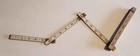 Vintage- Lufkin Red End 72" Wooden Folding Ruler Extension Rule Measuring Tape*
