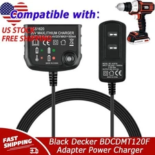 20V Lithium Battery Charger LCS1620 for Black Decker BDCDMT120F BDCDMT120IA BDCF