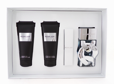 Michael Kors Pour Homme 4 Pcs Set for Men 3.4 oz. EDP Spray+Travel