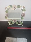 Vintage Italian Victorian Toleware Metal Picture Frame Rose Scrollwork Stand 4x6 — photo 4