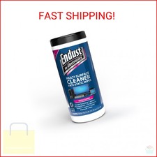 Endust Antistatic Premoistened Wipes for Electronics, Cloth, 6 x 6, Unscented, 7