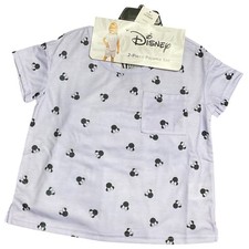 Disney Girl's Pajamas 2 Piece Top Shorts Set Purple Size 6 NWT