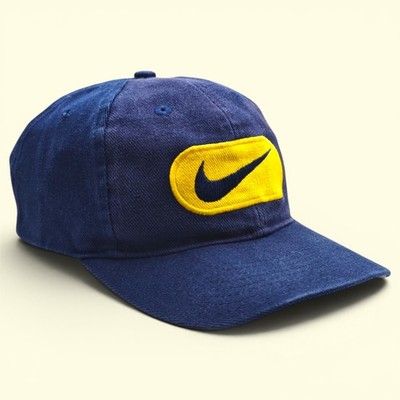 Michigan Wolverines Nike Team Snapback Hat Vintage 90s NCAA One Size Swoosh