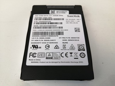SanDisk SD8TB8U-256G-1001 2,5'' 256GB Desktop Laptop SSD SATA X400