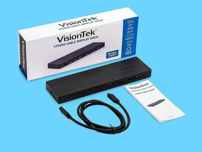 VisionTek VT2000 USB C Multi Display MST Docking Station