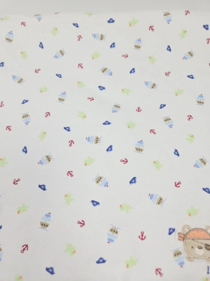 Manta bebé Carters solo un año 123 amigos cachorro pirata loro náutico Foto 3 de 4