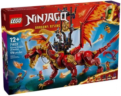 LEGO Ninjago 71822: Der Drache Quelle der Bewegung - Neu - Versiegelt