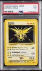 1999 POKEMON BASE SET UNLIMITED #16 ZAPDOS-HOLO PSA 7