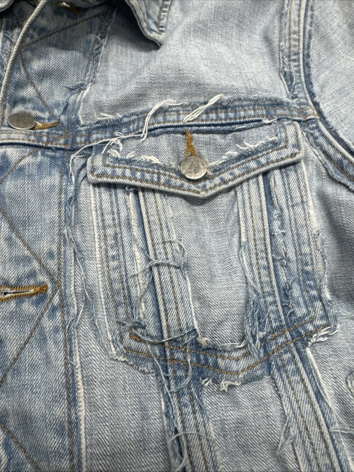 CHAQUETA VAQUERA H&M X Maison Martin Margiela Denim Envejecida RE:EDICIÓN MEDIANA M5 Foto 4 de 4