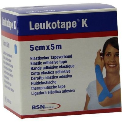 LEUKOTAPE K 5CM HELLBLAU Verband 1St BEIERSDORF AG/BSN 