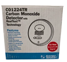 System Sensor CO1224TR Carbon Monoxide Detector, 12/24V, 4-Wire, RealTest Tech.