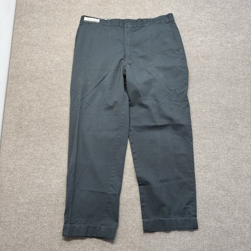 Vintage 70s Chino Pants Mens 36x29 Work Wear Zip Fly USA Made Green Talon, $39.99 - Photo 2