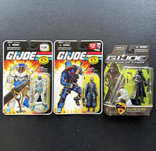 2008 Hasbro G.I. Joe Lot of 3 Action Figures Snake Eyes  Cobra   Trooper
