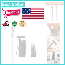 Lightweight 36-Inch Adjustable Walking Cane with Ergonomic Handle for Comfort