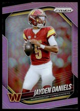 Jayden Daniels 2025 Panini Prizm #278 Pink Washington Commanders Football Card