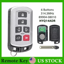 FOR 2011 - 2020 TOYOTA SIENNA SMART KEY PROXIMITY REMOTE FOB HYQ14ADR 8990408010