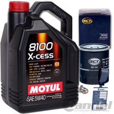 ÖLFILTER FILTER + MOTUL 5W40 ÖL für ALFA MITO 500 DOBLO PUNTO 188 STILO 192