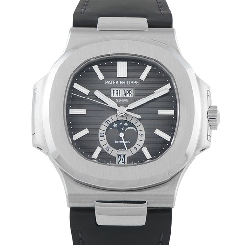 Patek Philippe Nautilus Annual Calendar Tiffany & Co. Steel Watch 5726A-001