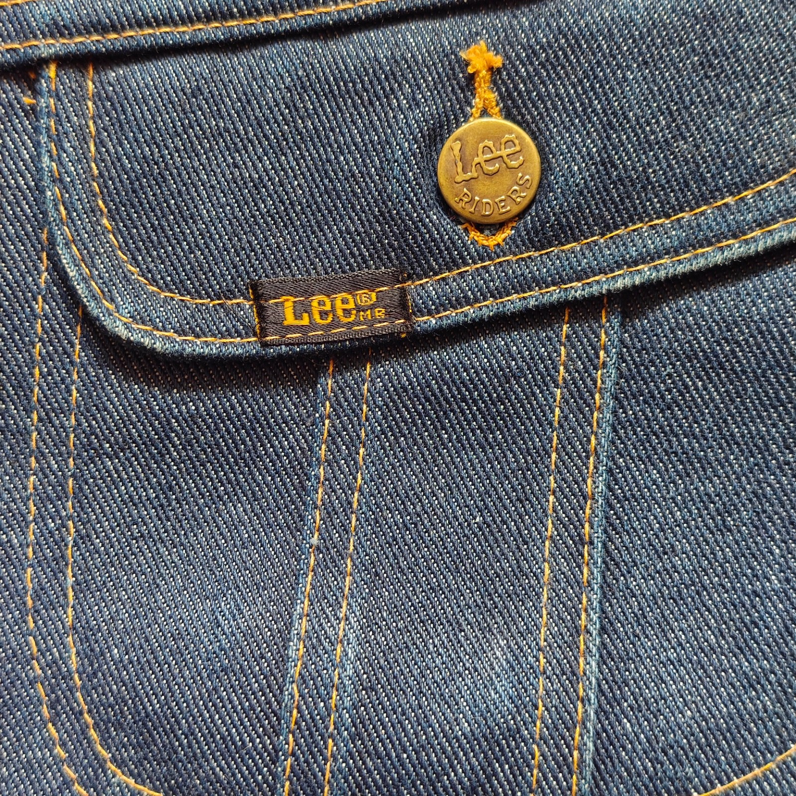 Rare 1960s Lee Storm Rider 101LJ Denim Jacket USA 44L - Mint! image 6
